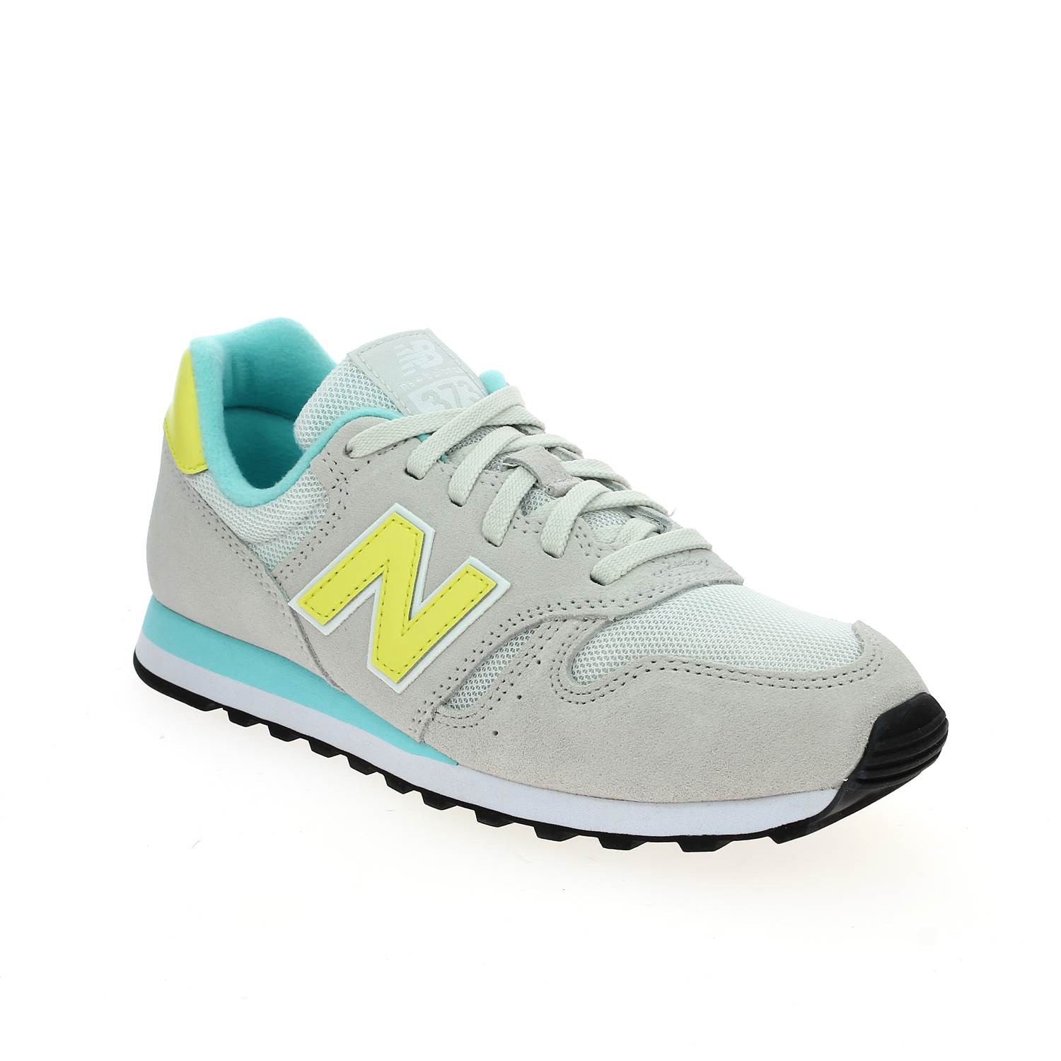 new balance gris et jaune fluo